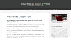 Desktop Screenshot of crossfitfbo.com