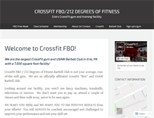 Tablet Screenshot of crossfitfbo.com